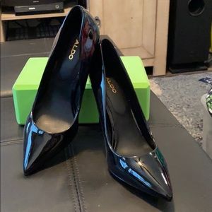 Black Aldo Stilettos